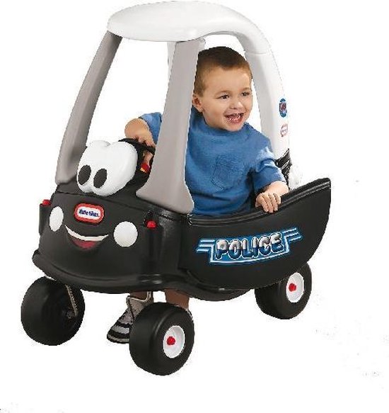 Little Tikes Cozy Coupe Politie Auto Loopauto - Zwart