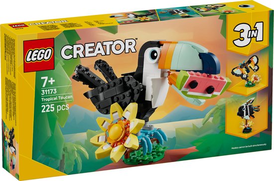 LEGO® Creator 3in1 Wilde Dieren: Tropische Toekan - 31173