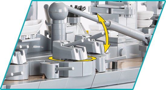 COBI WW2 4835 Battleship Gneisenau