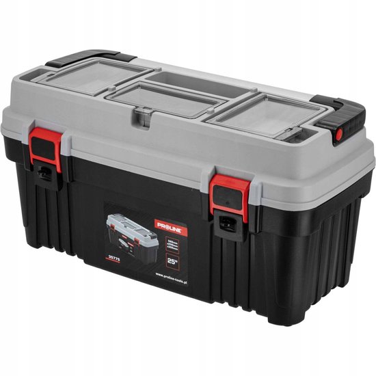 Proline Gereedschapskist 25 inch met 2 sluitingen en organizer