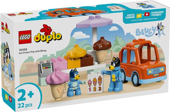LEGO® DUPLO® Bluey Een IJsje Halen met Bluey - 10458
