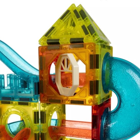 Kruzzel Magnetische Bouwset 83-delig - Educatief Speelplezier voor Kinderen