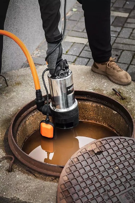 NEO Drukwaterafvoer slang 1" 30m voor dompelpompen, UV-bestendig