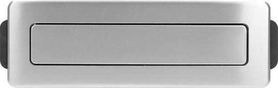 Orno Pop-up Stekkerdoos met usb - Inbouw verdeelstekker met HDMI 2.0 - Stekkerblok met 2 stopcontacten - RVS/Zwart