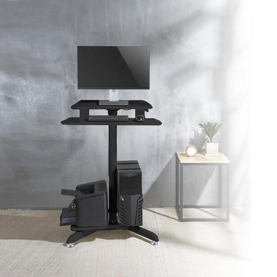 Laptoptafel hoogte verstelbaar werkstation Maclean MC-848