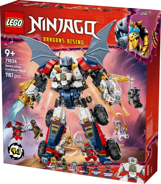 LEGO NINJAGO Zane's ultra-combomecha 4-in-1 - 71834