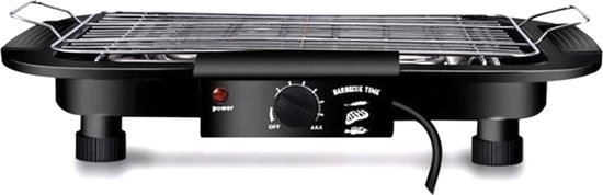 Elektrische Tafelgrill - BBQ - 2000W - Barbecue - Zwart