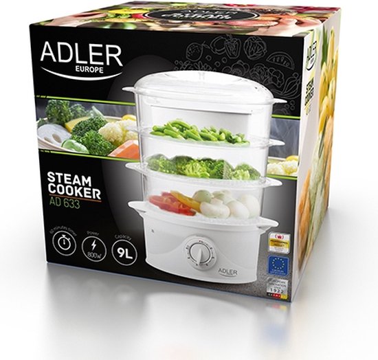 Adler AD 633 Stoomkoker 800 Watt