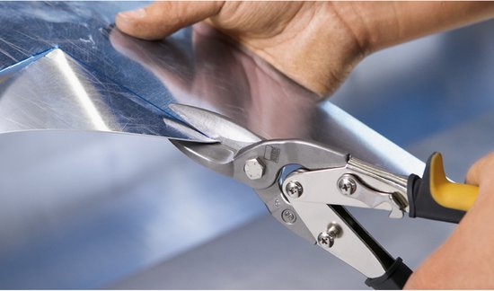 Bessey Blikschaar Geel 240 mm voor Figuurknippen