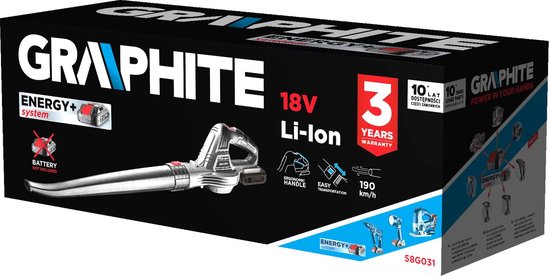 graphite bladblazer 18v li-ion energy+ 58g031