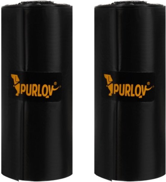 Purlov 50-Pack Absorberende Onderleggers + Poepzakjes: Hygiëne voor Huisdieren