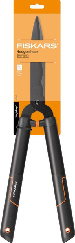 Fiskars Singlestep Heggenschaar - Handmatig - Tuingereedschap - 60 cm - Gehard Staal