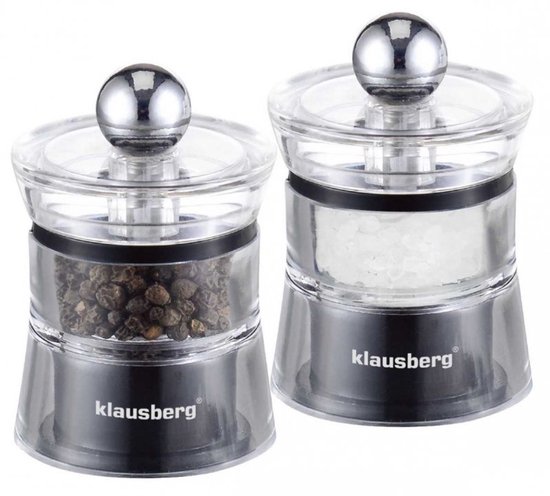 Klausberg - Peper- en Zoutmolenset - 6 cm - Keramisch Mechanisme