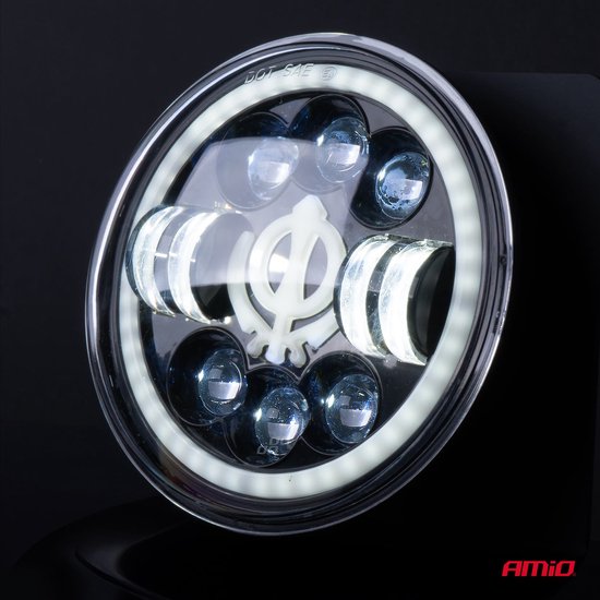 AMiO GHOST Spirit LED Werklamp 60W Rond - Multifunctionele Verstraler 12V 24V 9-36V