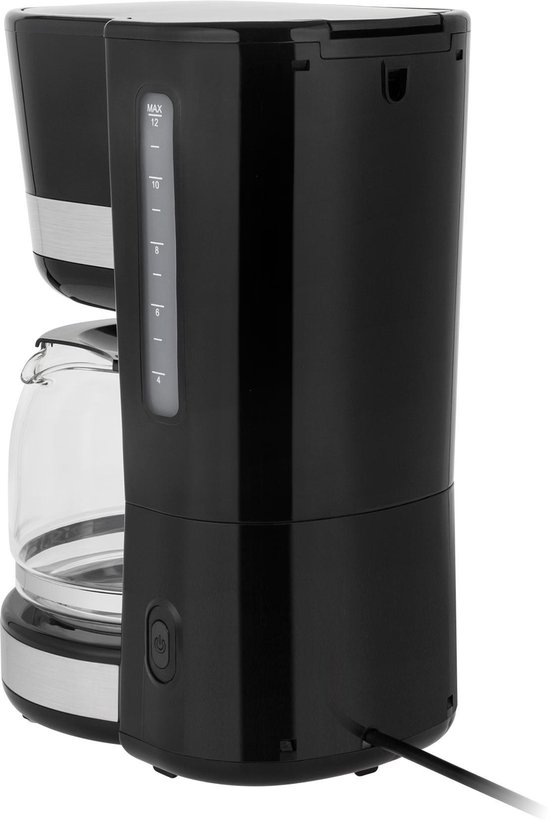 Teesa TSA4006 - Koffiezetapparaat AROMA 100, 1,5 liter, warmhoudfunctie, druppelblokkade, zwart