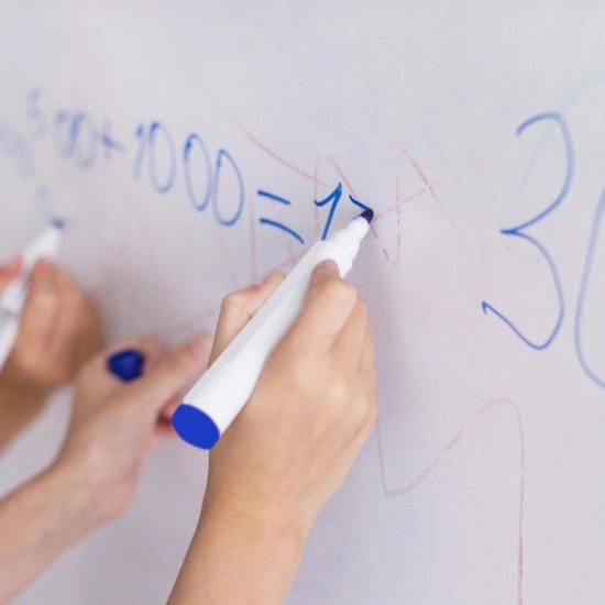 Maaleo Whiteboard - 60x40 cm - Magnetisch - Inclusief Markers, Magneten en Spons