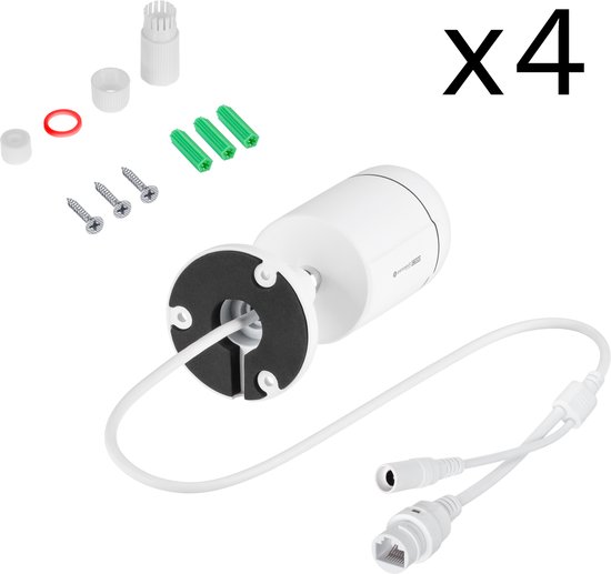 Krüger&Matz Connect C300 - Beveiligingscamera - 5 Mpx - PoE - IR tot 30m