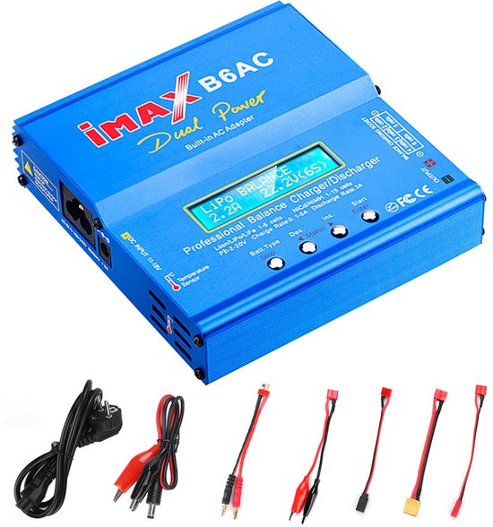 EUROKOMP iMAX B6 – Balanslader – 80W – Zwarte Kleur – Ingebouwd Voeding