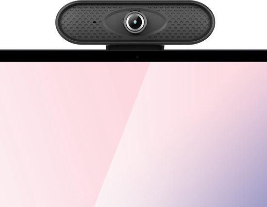 USB-webcam met microfoon en bevestigingsclip Full HD 1080P computercamera PC thuiskantoor 25 fps 1,7 m kabel NanoRS RS680