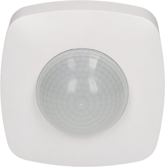 PIR Bewegingsmelder - Triple Sensor - 360 ° Detectie - Plafondbevestiging - 20 Meter bereik - Wit - IP20