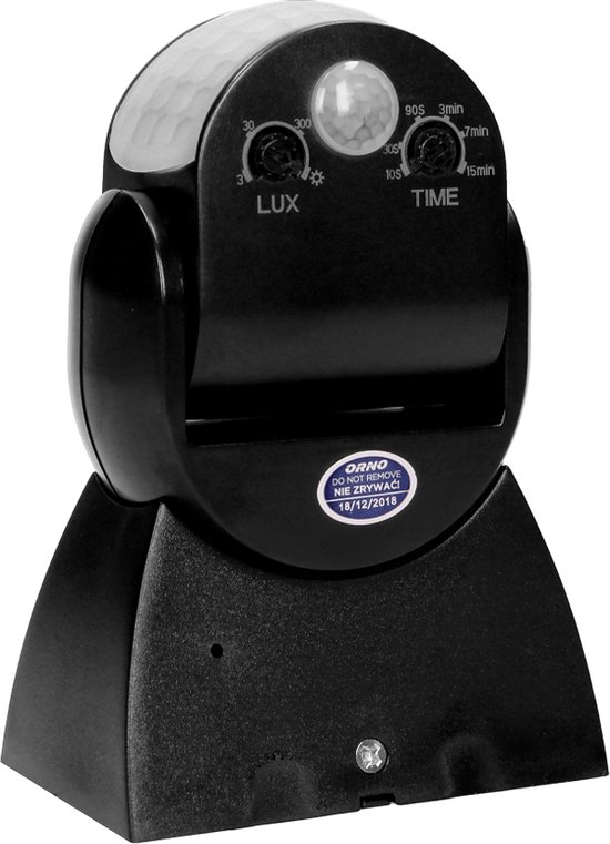 PIR Bewegingsmelder - LED bewegingssensor - Dual sensor - 180 ° / 360 ° Detectie - IP65 - Zwart