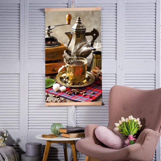 TRIO  Infraroodstraler - flexibel verwarmingspaneel 430W design 5 koffie, afmetingen 100x57cm