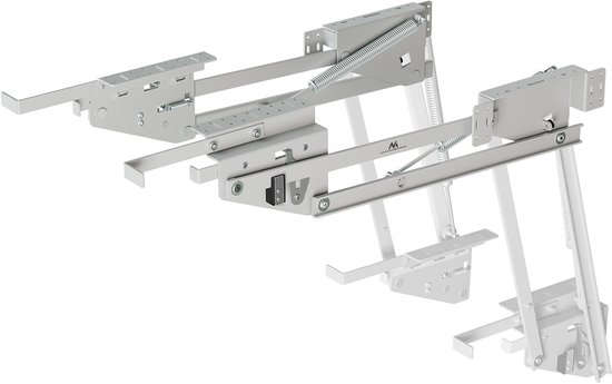 Maclean uitschuifbare keukenlift 5-20 kg - Inbouwkeukenplank 820x168x106 mm | In hoogte verstelbare kastplank | Ergonomische uitschuifkast voor keukenapparatuur, magnetron en mixer