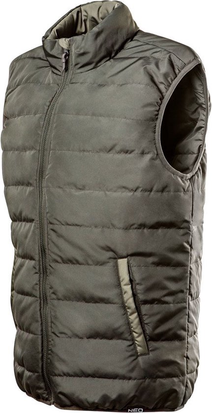 TWEEZIJDIGE BODYWARMER CAMO, MAAT L