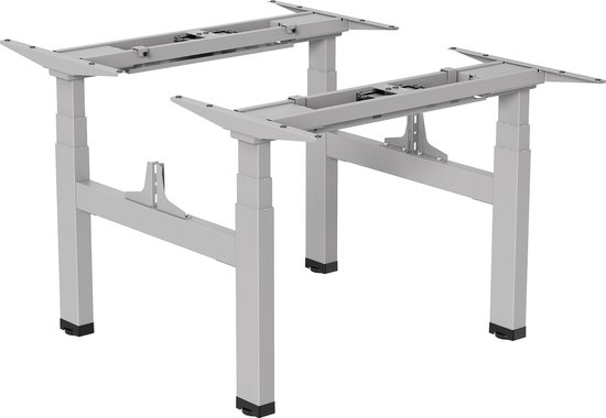 Ergo Office - Elektrisch bureau dubbel hoogteverstelbaar | max hoogte 128cm, max 125kg x2 | Zonder tafelblad