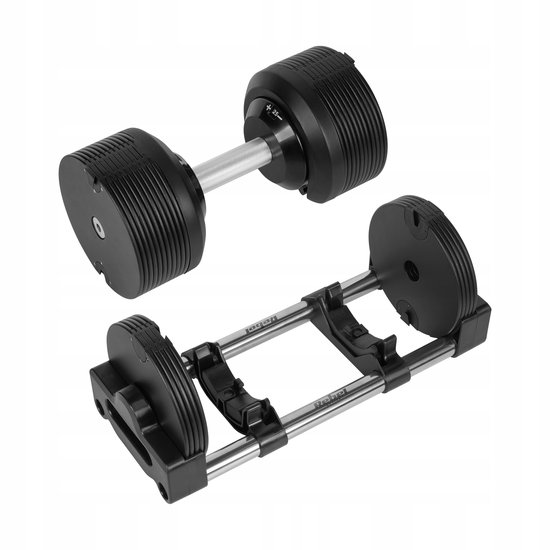 Verstelbare Dumbbell 36kg - Automatische Gewichtswissel Rebel