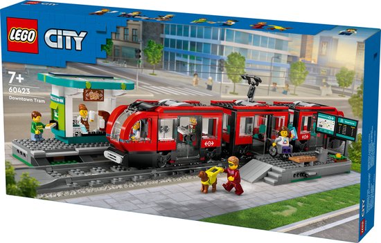 LEGO City Stadstram en station - 60423