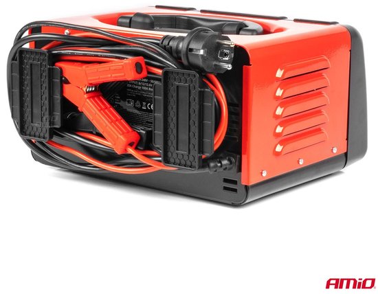 AMiO Acculader 20A 6V 12V met 100A Startfunctie - Voor AGM GEL MF en WET Accu’s Professioneel Gebruik