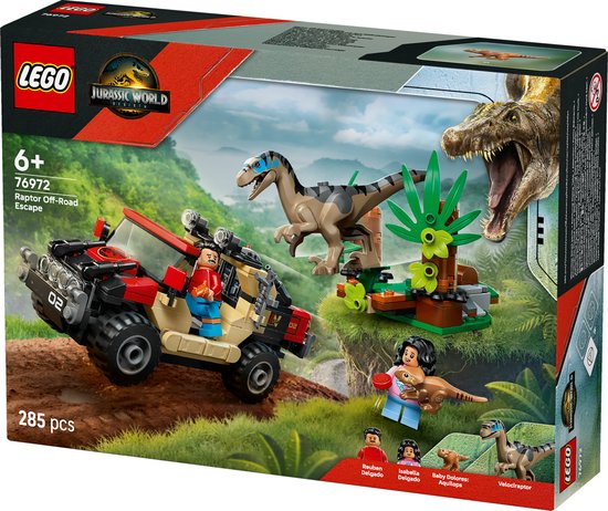 LEGO® Jurassic World Offroad Raptorontsnapping - 76972