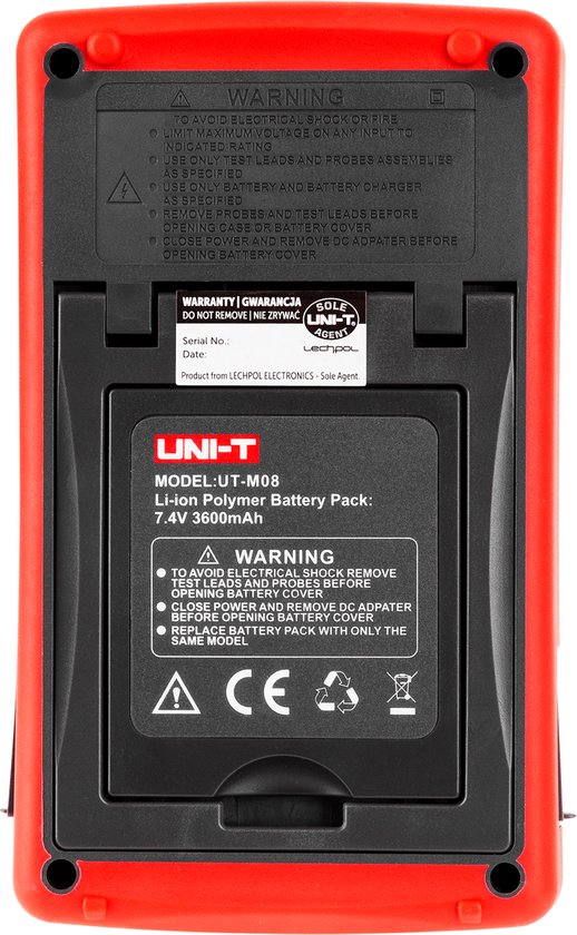 UNI-T UTD1050CL - Oscilloscoop - 50 MHz - 250 MS/s - Compact