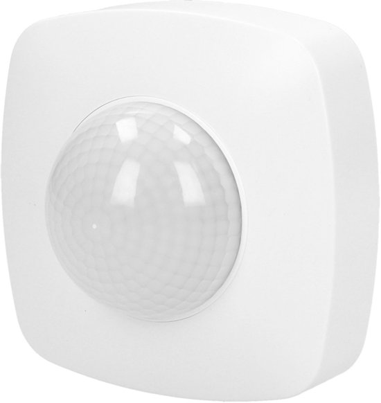 PIR Bewegingsmelder 360° – IP65 Waterdicht – Plafond Bewegingssensor Binnen & Buiten – 6 Meter Detectiebereik – Automatische Lichtschakelaar – Wit
