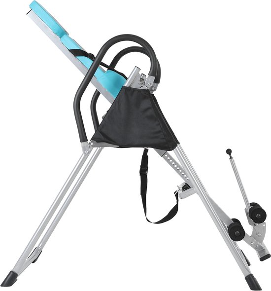 Rebel Active RBA-2009 opvouwbare inversietafel tot 130 Kg - inversiebank - verstelbaar 147 - 198 cm - zwaartekrachttrainer - rugtrainer