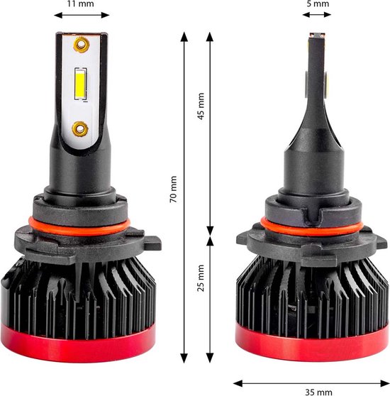 AMiO LED Mistlichten BF-serie HB4 9006 Wit