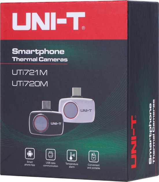 UNI-T UTi720M - Warmtemeter - Hoge Precisie - Compact Ontwerp - USB-C Aansluiting
