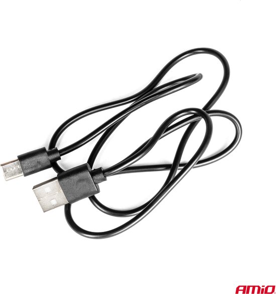 AMiO Oranje LED Batterij Zwaailicht Noodverlichting met Afstandsbediening en Magneet 36LED 12/24V Oplaadbaar