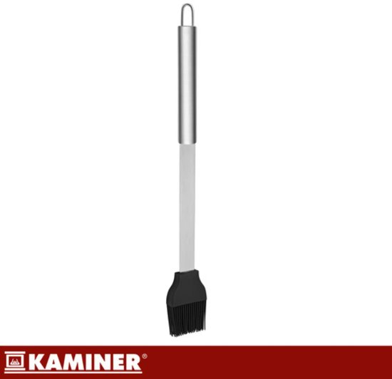 Kaminer Barbecue set met tang, spatel en borstel in stevige koffer voor tuin, camping en onderweg