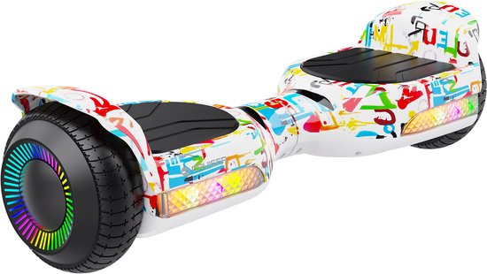 Rebel Cruiser Paint - Elektrische Hoverboard - 6,5 inch - LED - Voor Kinderen en Volwassenen