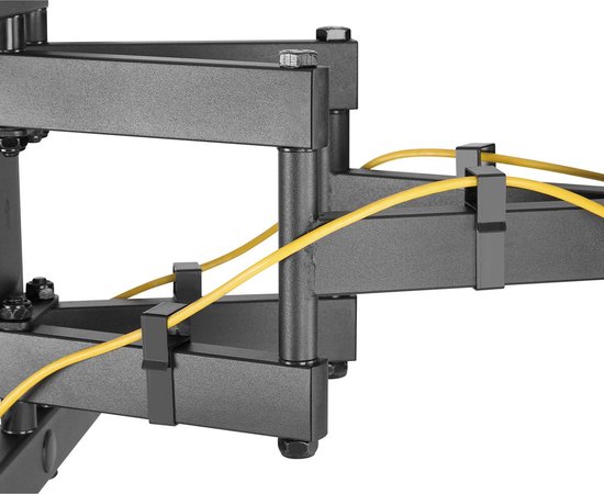 Maclean MC-881 - TV-beugel - TV-houder - Draaibare TV beugel - 37-85" - max vesa 600x400 - tot 60kg - Zwart