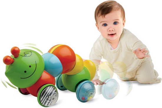B-Kids Press 'n Play Zoom Zoom Speelgoed Rups BK-04377