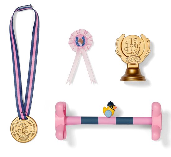 BABY born stokpaardje set poppen accessoires 43 cm speelgoed.