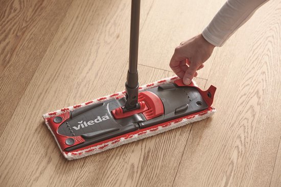 Vileda UltraMax Extra Vervanging - Set van 2 - Geschikt voor alle platte mopsystemen van Vileda - Voor alle vloertypes