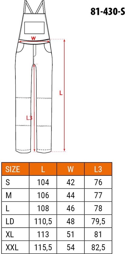 Neo Tools Werkoverall Basic L/52 65% Polyester 35% Katoen 245 Gr/m2 CE-EN340