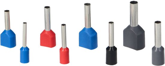 ORNO Geïsoleerde adereindhulzen - Assortimensdoos - 350 Stuks
