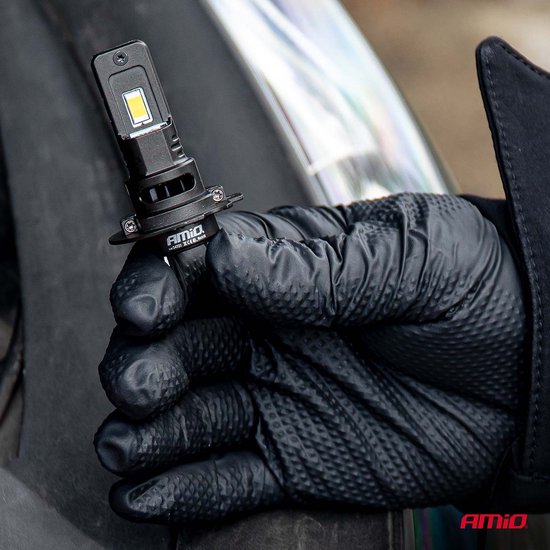 AMiO F25 PRO BLACK Edition H7 LED Koplampen 12/24V – 7646 Lumen 6000K Daglichtwit FULL CANBUS