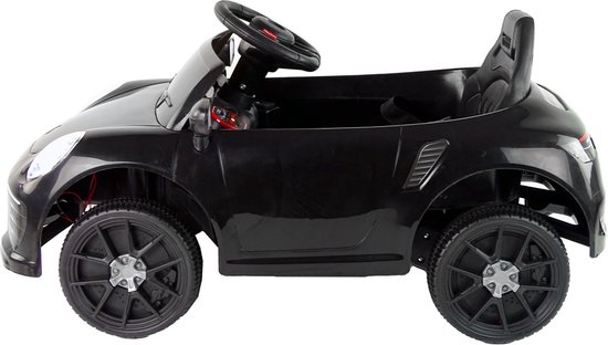 Elektrische kinderauto - met afstandsbediening - 12V - zwart
