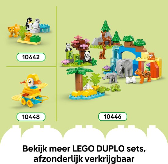 LEGO® DUPLO® Stad 3-in-1 Dinosaurussen op Wielen - 10451
